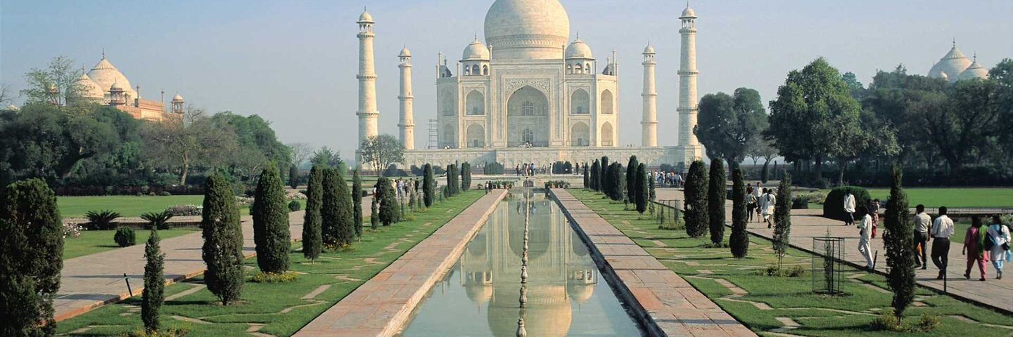 The Taj Mahal Temple, Agra, India