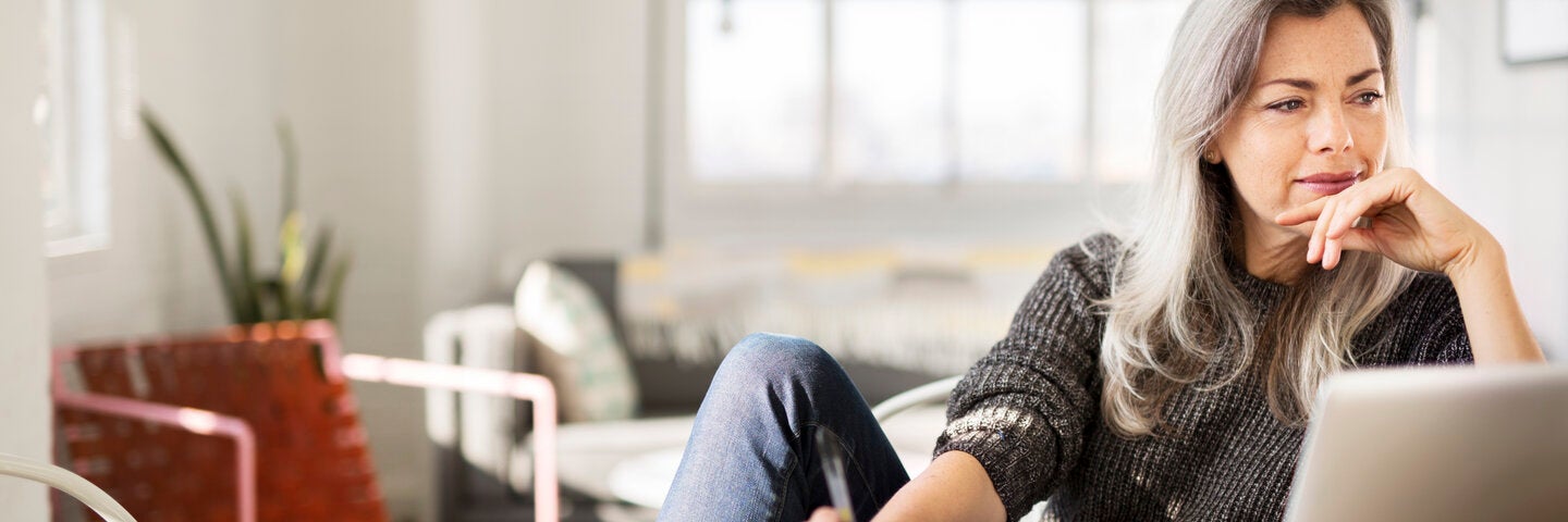 writer working at home