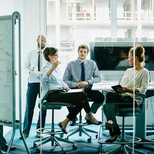 people sitting in office